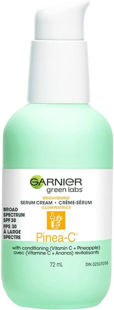 Garnier Green Labs Pinea-C Brightening Serum Cream, With Conditioning Vitamin C + Pineapple, Hydr... | Amazon (CA)