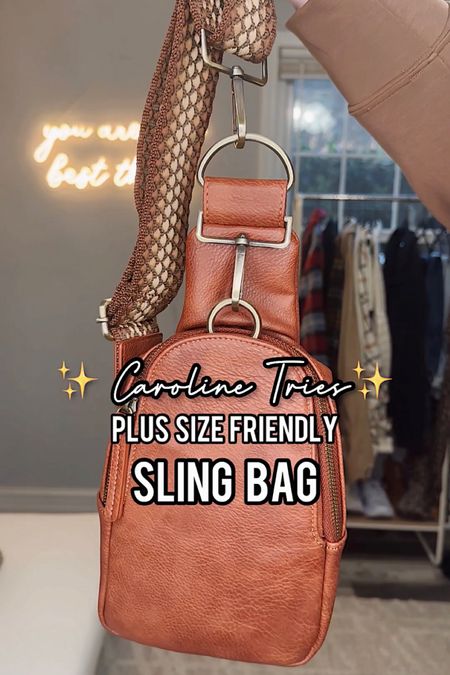 Plus size friendly sling bag from Anthropologie on a size 26/28/4X body! Linked some other colors and my other favorite bags from the same brand as well!

#LTKcurves #LTKitbag #LTKFind