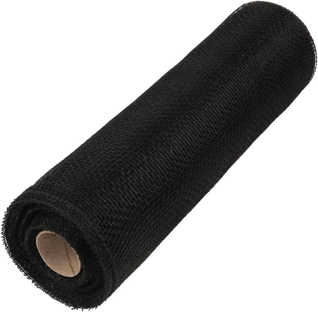 ITIsparkle 10 Inch x 10Yds Deco Poly Mesh Ribbon - Black Non Metallic | Amazon (CA)