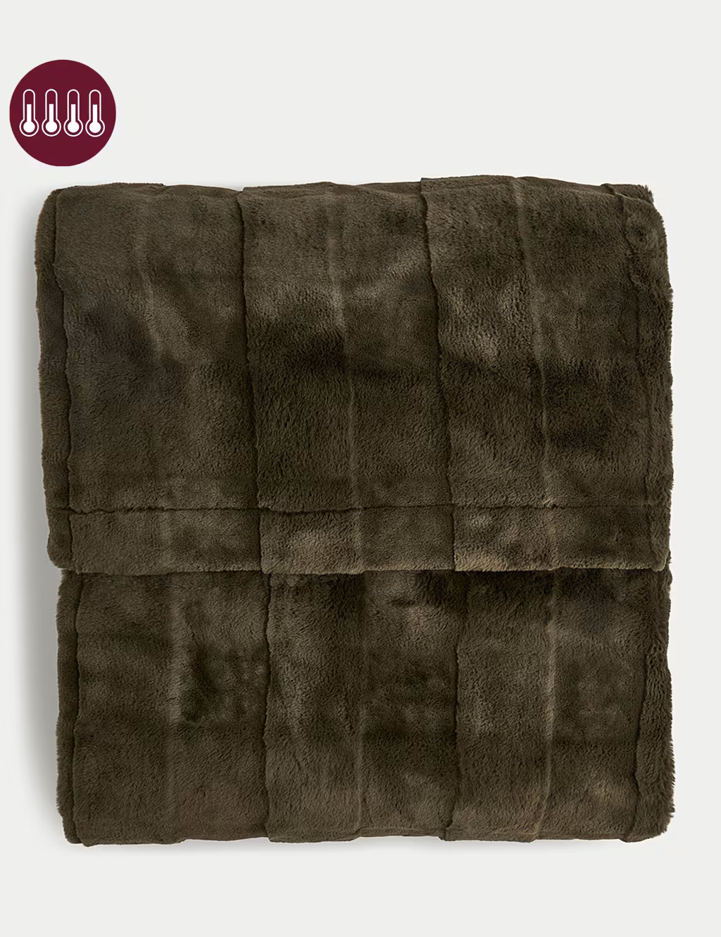 Faux Fur Striped Throw | Marks & Spencer (UK)
