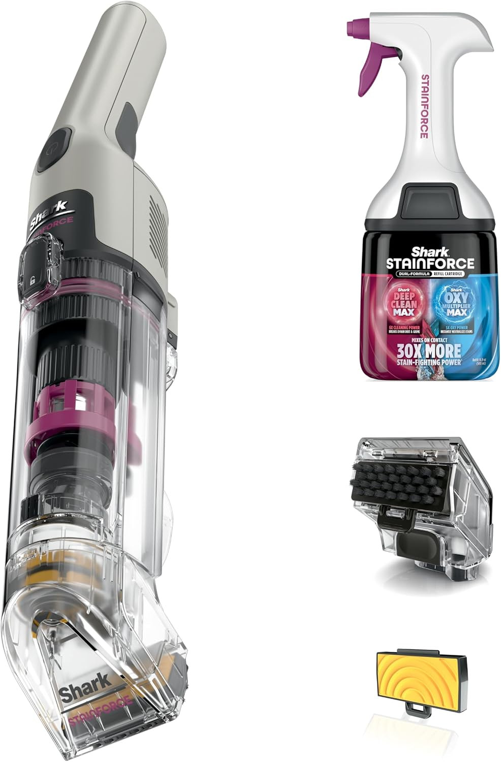 Shark StainForce Cordless Stain, Odor & Urine Remover, 1 Tool, HX095BRN | Amazon (US)