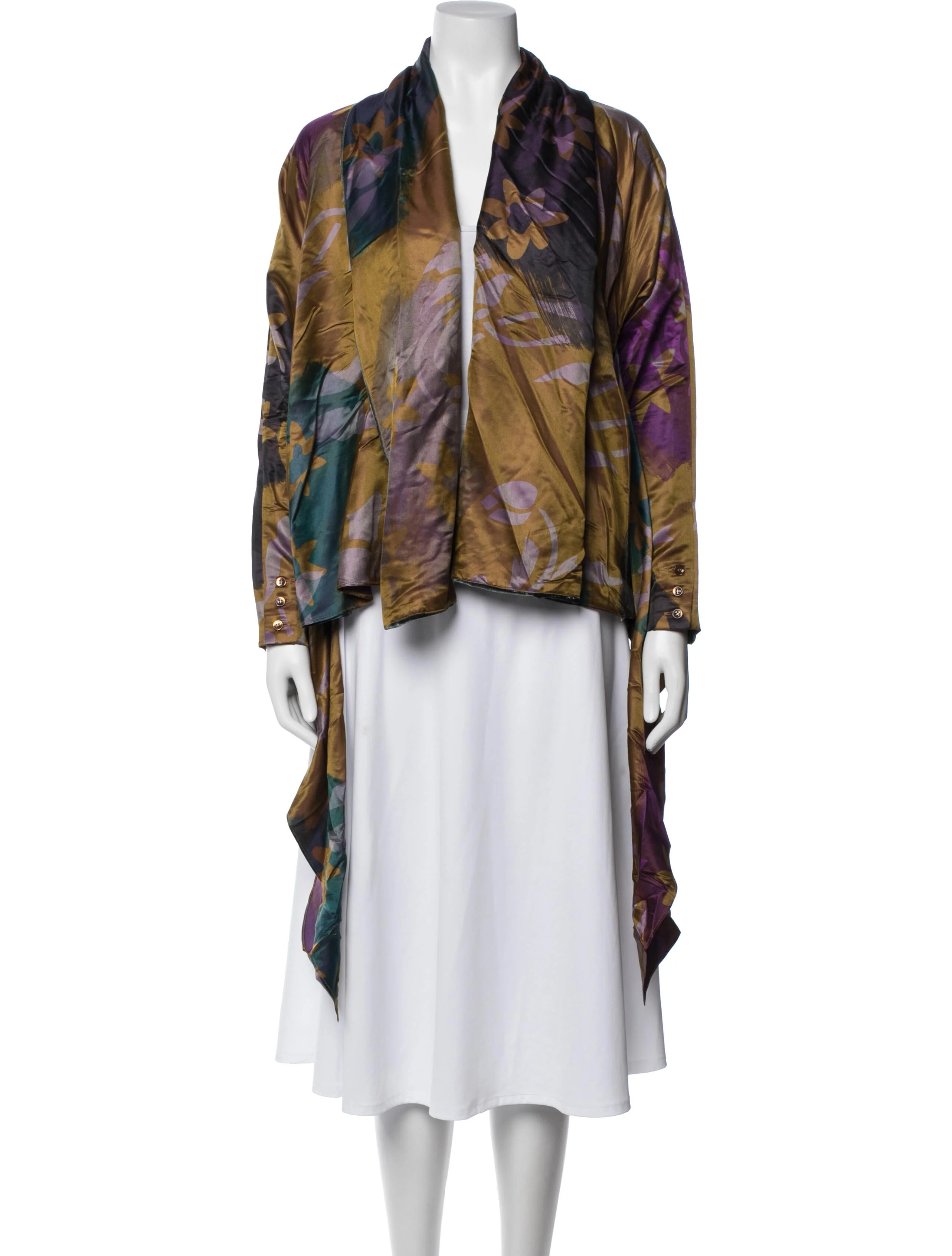 Etro Silk Floral Print Jacket | The RealReal