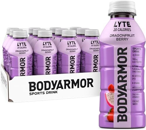 BODYARMOR LYTE, Dragonfruit Berry, Electrolyte Drink, 20 Calories, 16 Fl Oz Bottles (12 Pack), Co... | Amazon (US)