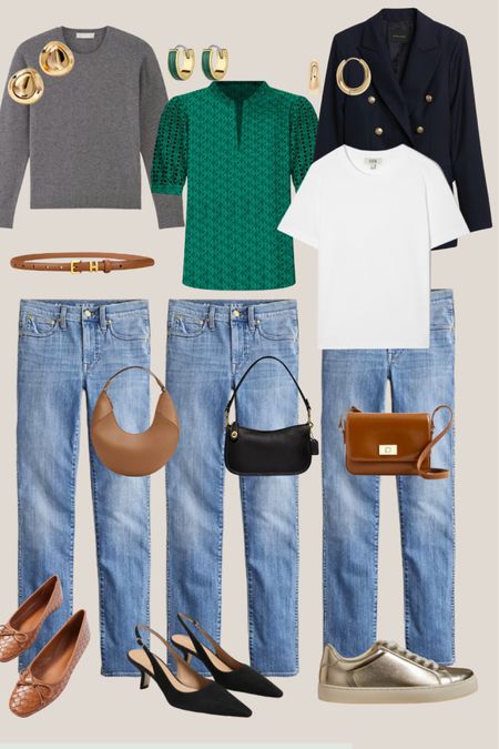 Outfit Formula: Slim-Straight Jeans Three Ways. 

#LTKover40 #LTKstyletip #LTKfindsunder100