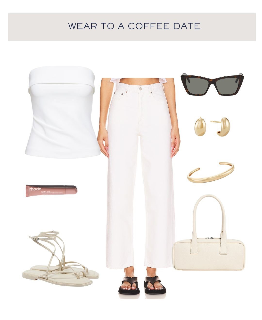 What to wear to a coffee date ✨

——

Ootd, easy outfit, styled outfit, white outfit, casual outfit, everyday outfit, white sandals, strappy tie sandals, elevated everyday, chic outfit, what to wear, wear to work, wear to coffee

#LTKspring #LTKsummer #LTKsale