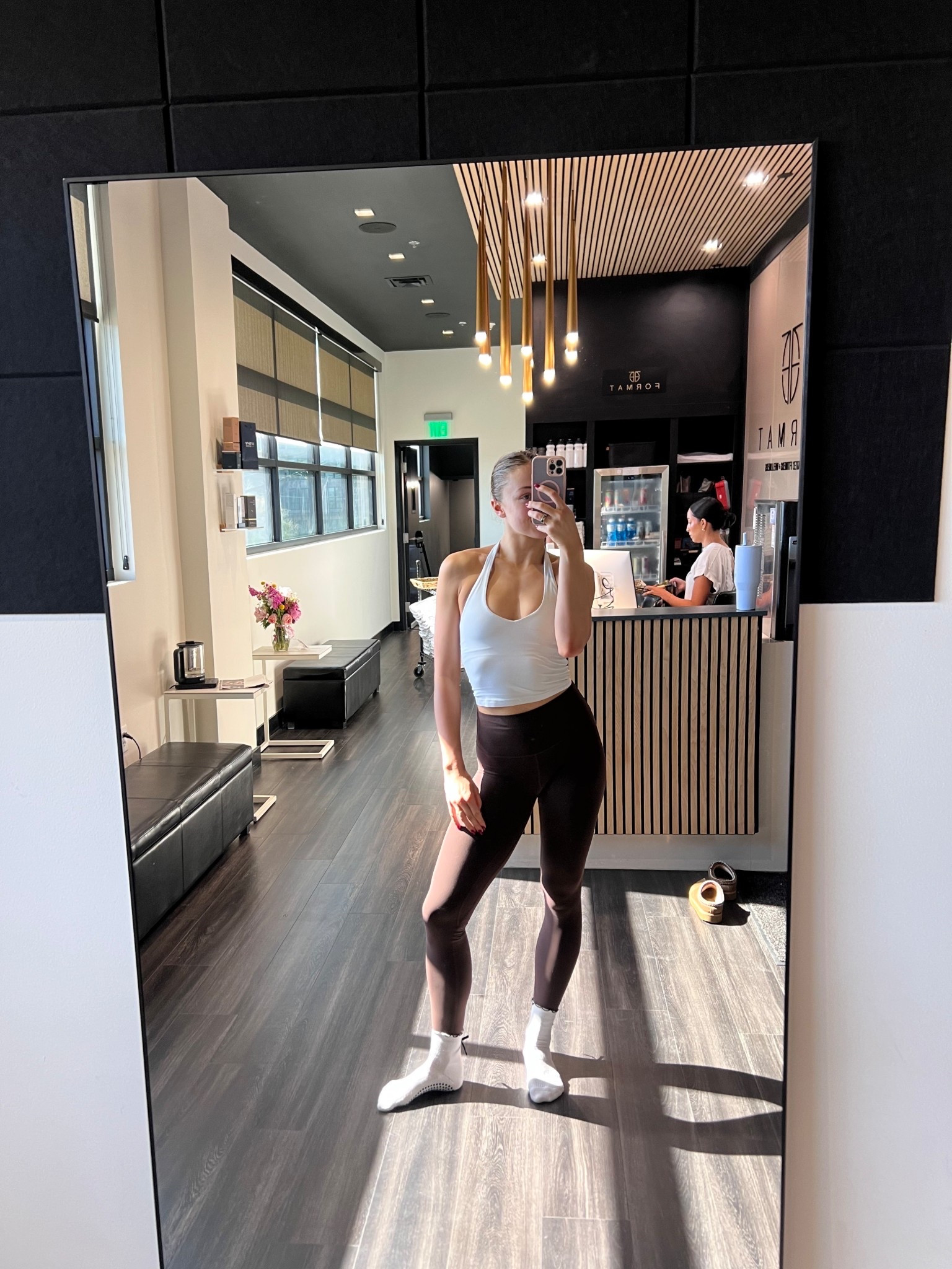 pilates outfit of the day! 

wearing a 4 in top and bottom

#LTKfitnessgoals #LTKActive