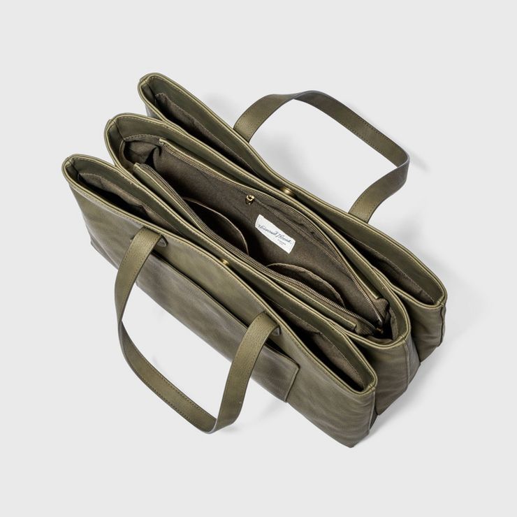 Cayden Triple Compartment Tote Handbag - Universal Thread™ | Target