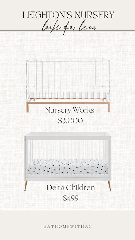 Neutrals nursery look for less acrylic baby crib 

#LTKFind #LTKbaby #LTKbump