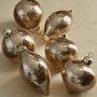 Champagne Gold-flecked Accent Ornaments, Set of Six | Frontgate | Frontgate