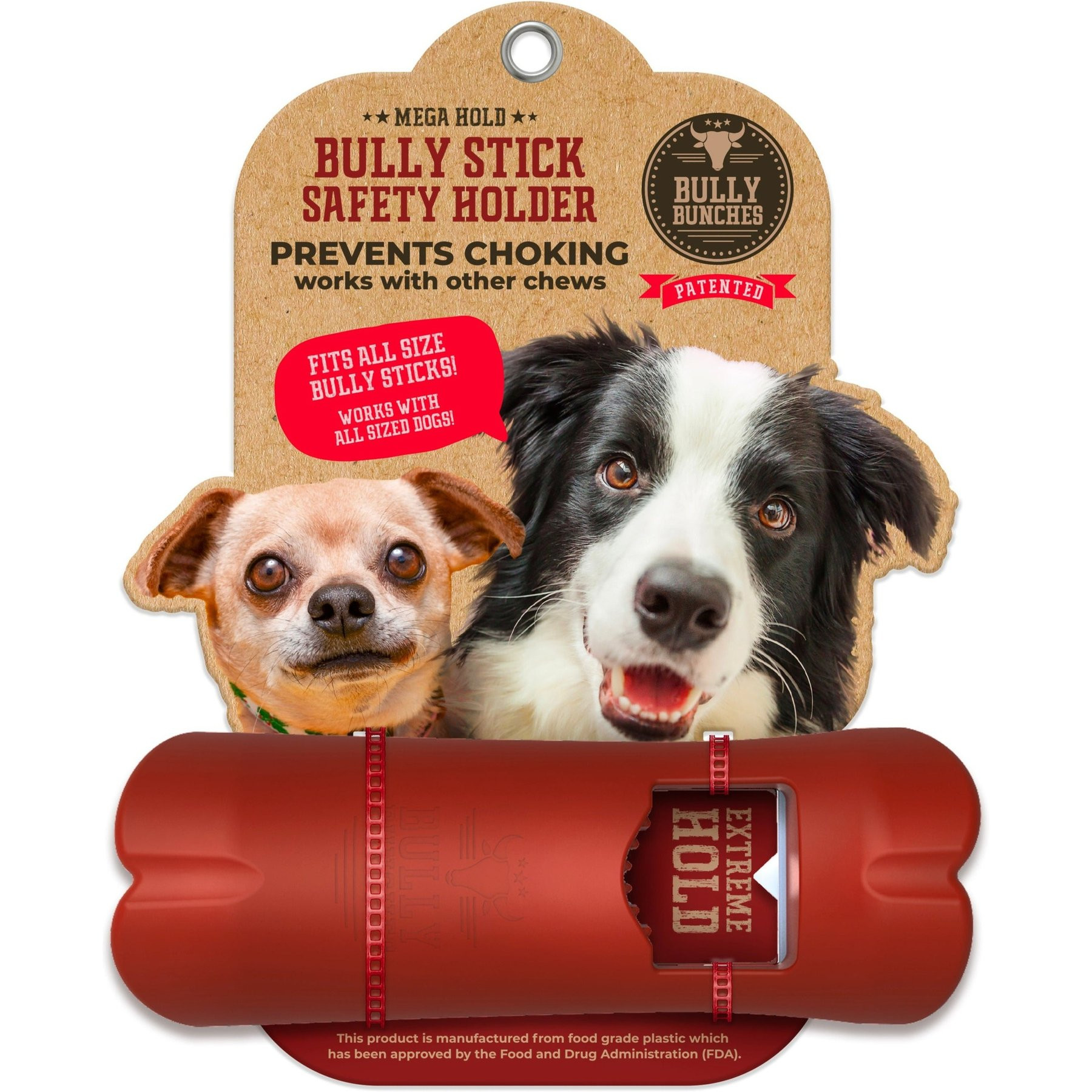 Bully Bunches Dog Bully Stick Safety Holder | Chewy