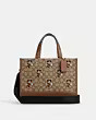 Disney X Coach Dempsey Carryall In Signature Jacquard With Mickey Mouse Print | Coach Outlet US