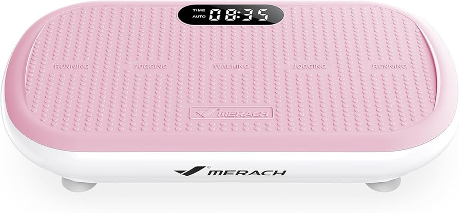 MERACH Vibration Plate Exercise Machine, Vibration Plate 440 Lbs Capacity, Bluetooth and Silicone... | Amazon (US)