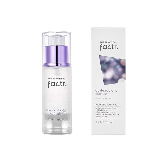 The Beautiful Factr. Dual Probiotic Capsule Core Ampoule with Skin Probiotic Formula | Korean Bea... | Amazon (US)