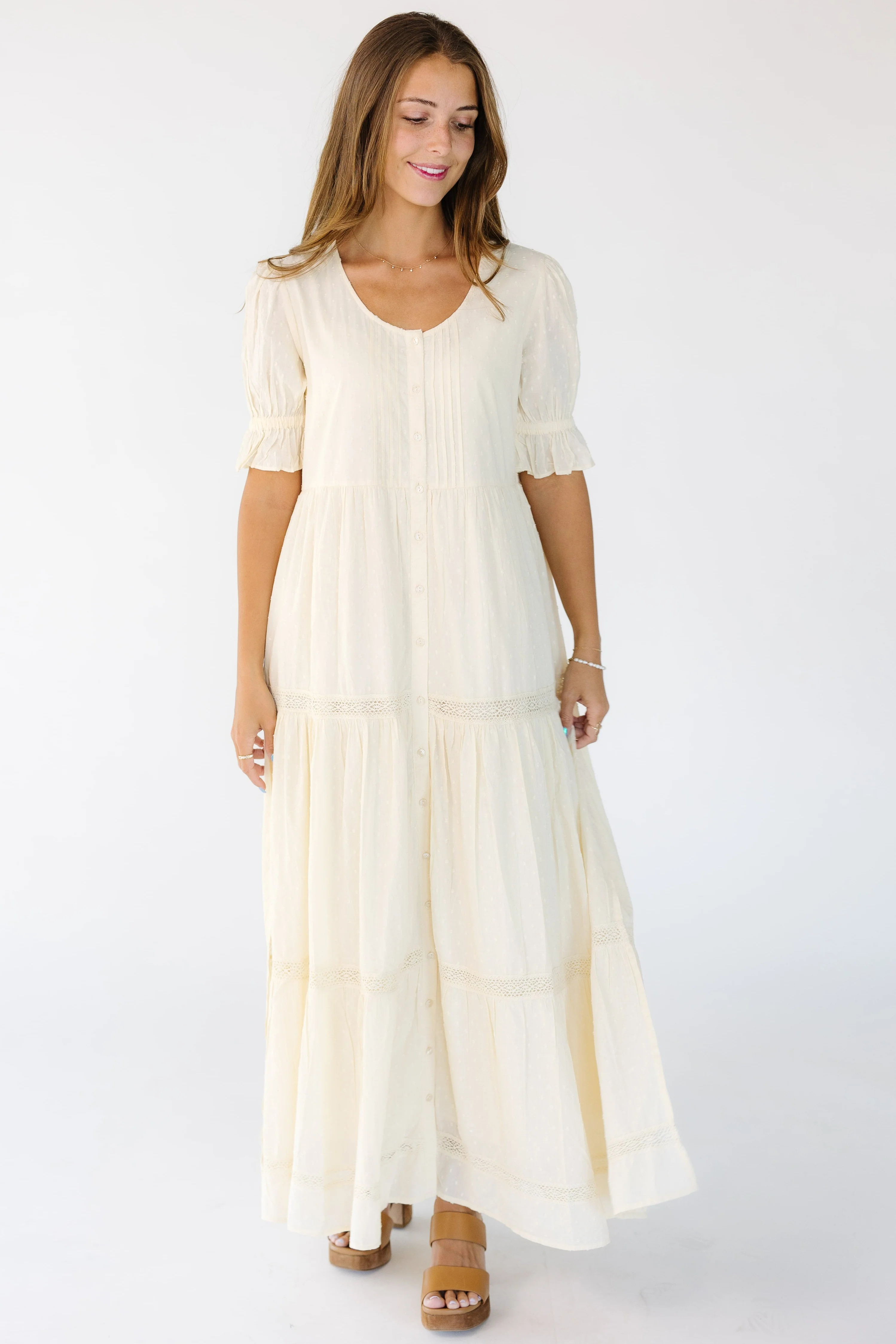 Citrus Cities Cream Dress | Called To Surf