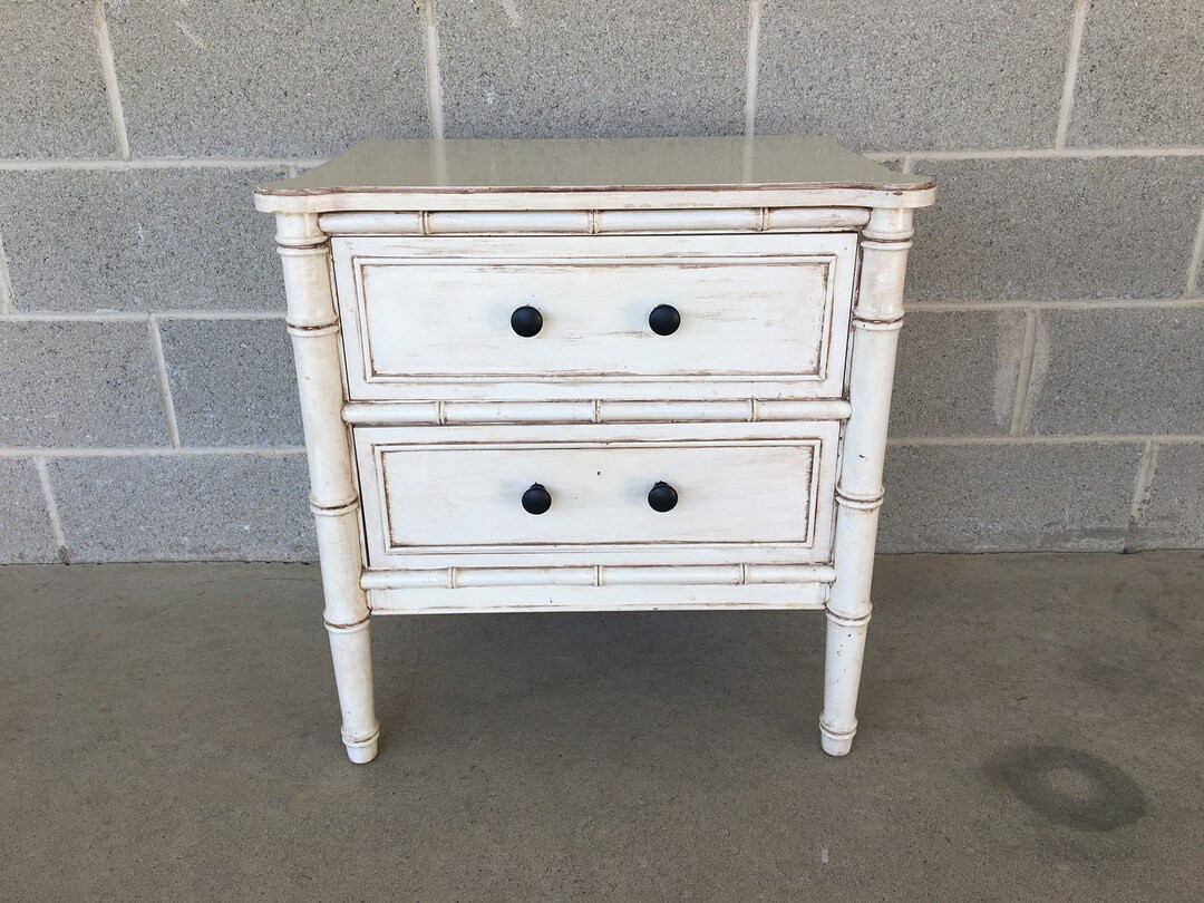 Henry Link Bali Hai Collection Faux Bamboo 2 Drawer Nightstand (Shipping is Not Free or 1 Dollar) | Etsy (US)
