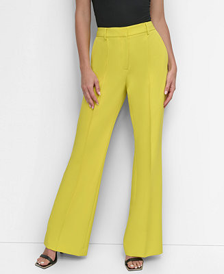 Women's Pintuck Flare-Leg Pants | Macy's