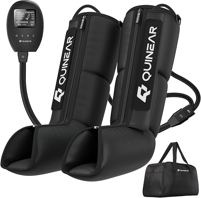 QUINEAR Leg Recovery System for Athletes, Recovery Boots, Leg Compression Massager for Circulatio... | Amazon (US)