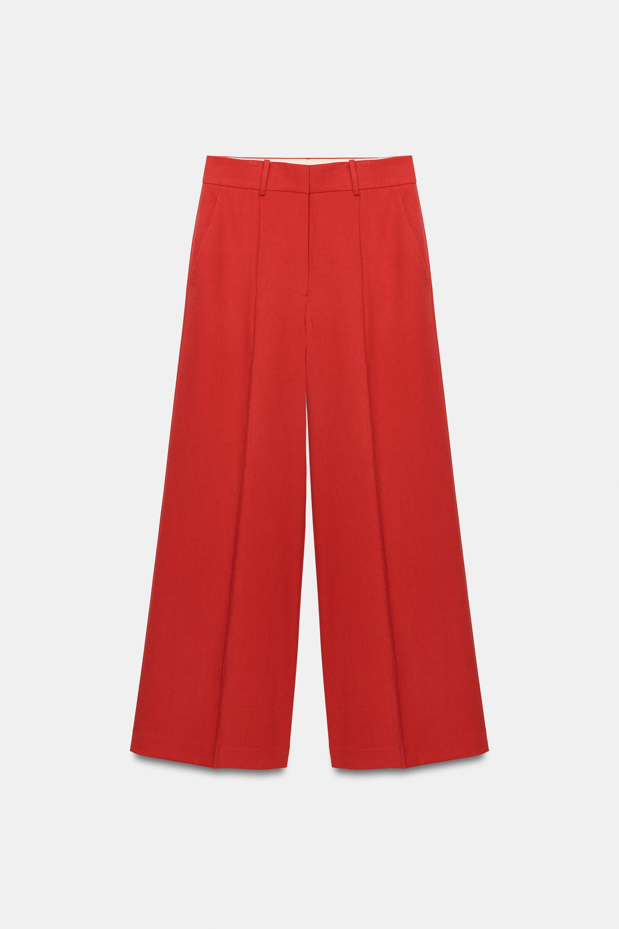 ZW COLLECTION WIDE-LEG TROUSERS | Zara UK
