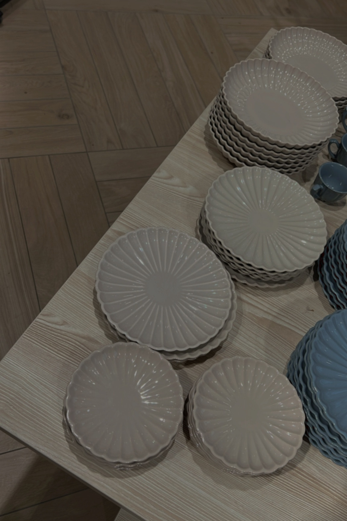 Beige porcelain dish, fluted edge plate, ribbed shell tray decor 

#LTKSeasonal #LTKsalealert #LTKhome