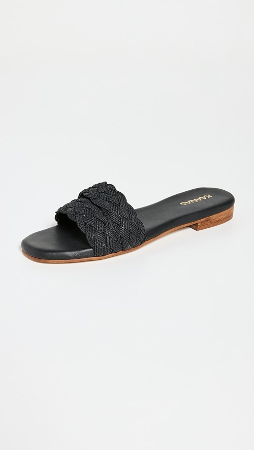 KAANAS Papagayo Double Braid Slides | SHOPBOP | Shopbop