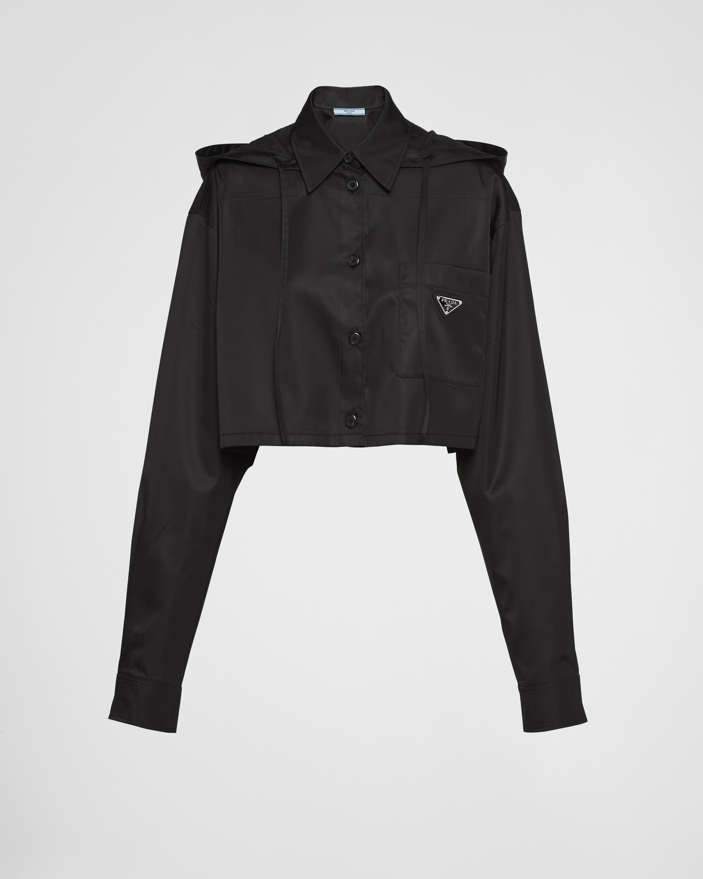 Re-Nylon gabardine shirt | Prada Spa US