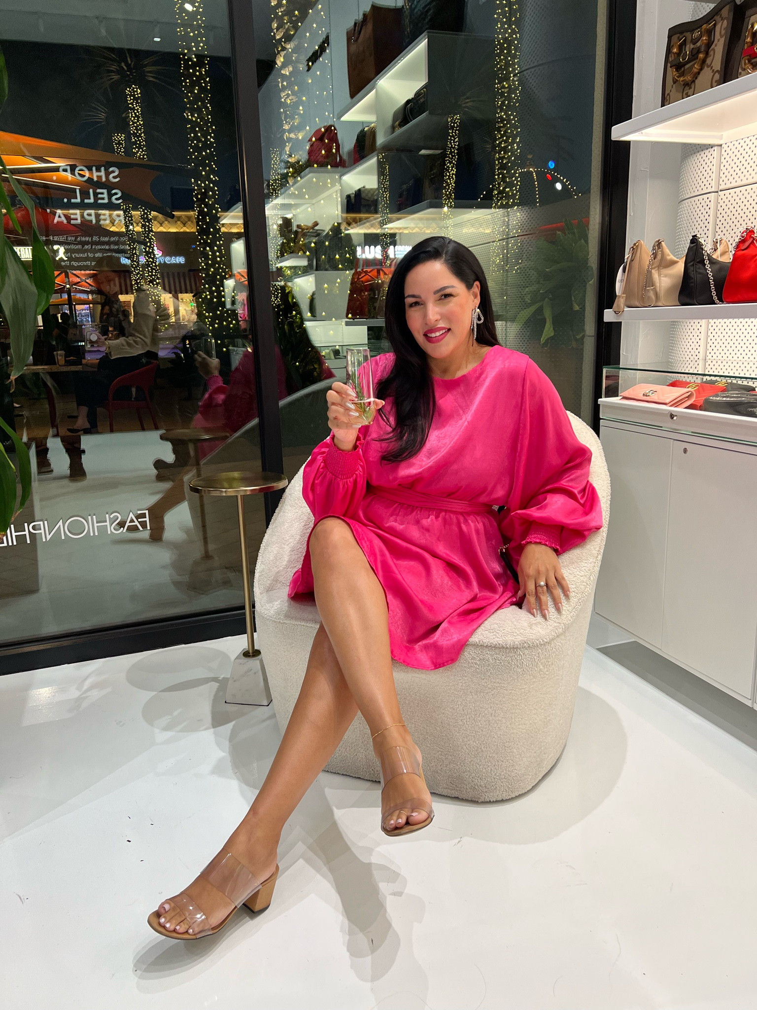 Never getting over this hot pink number! 

#LTKSeasonal #LTKfindsunder100 #LTKmidsize