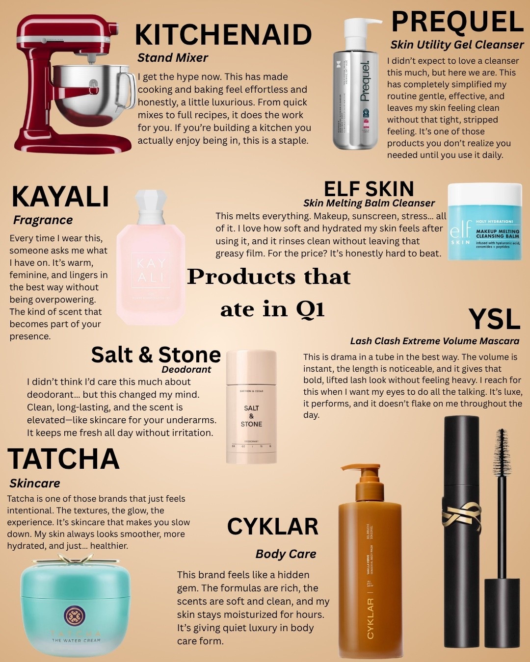 My Q1 favorites 

#LTKdayinmylife #LTKU #LTKBeauty