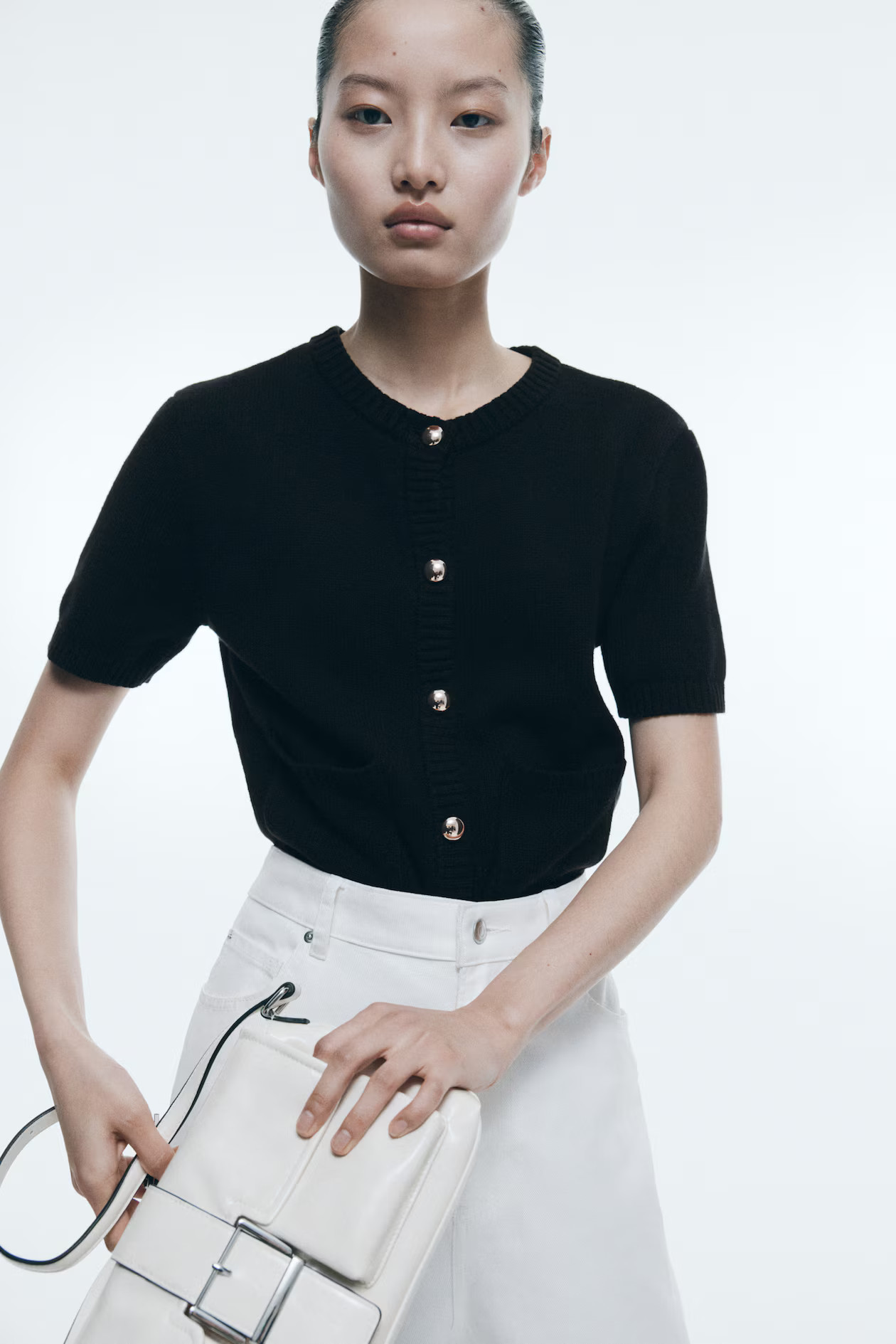 Short-Sleeved Cardigan | H&M (US + CA)