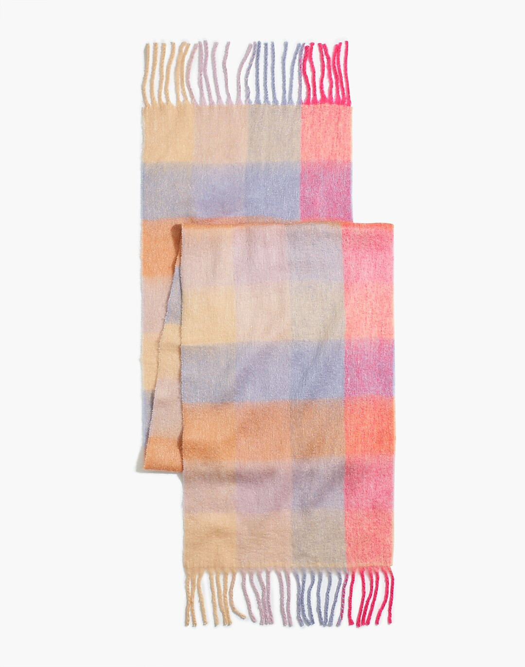 Brushed Plaid Scarf | Madewell