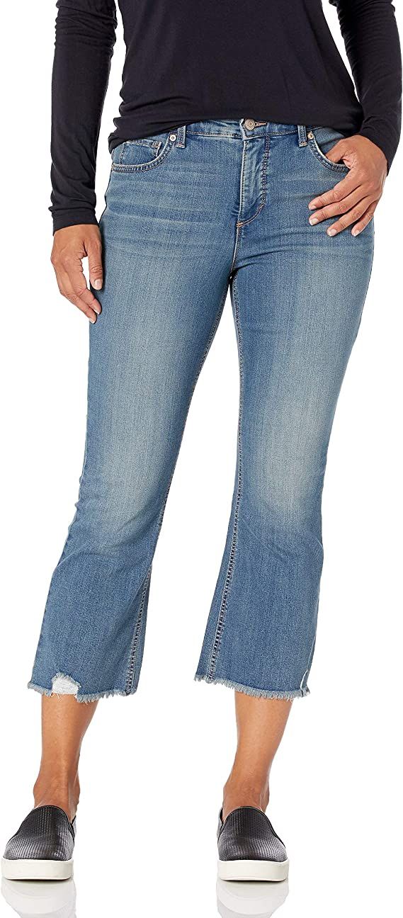 Gloria Vanderbilt Women's Kick Bottom Crop Jean | Amazon (US)