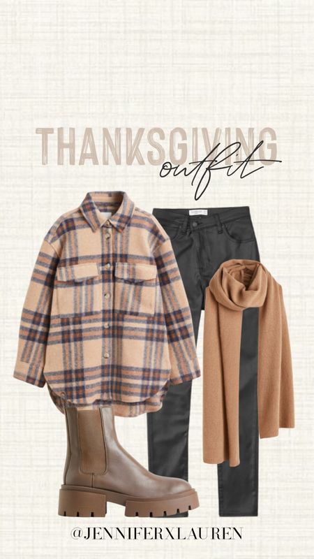 Thanksgiving  outfit idea

Plaid flannel. Blanket scarf. H&M booties  

#LTKSeasonal #LTKunder100 #LTKHoliday