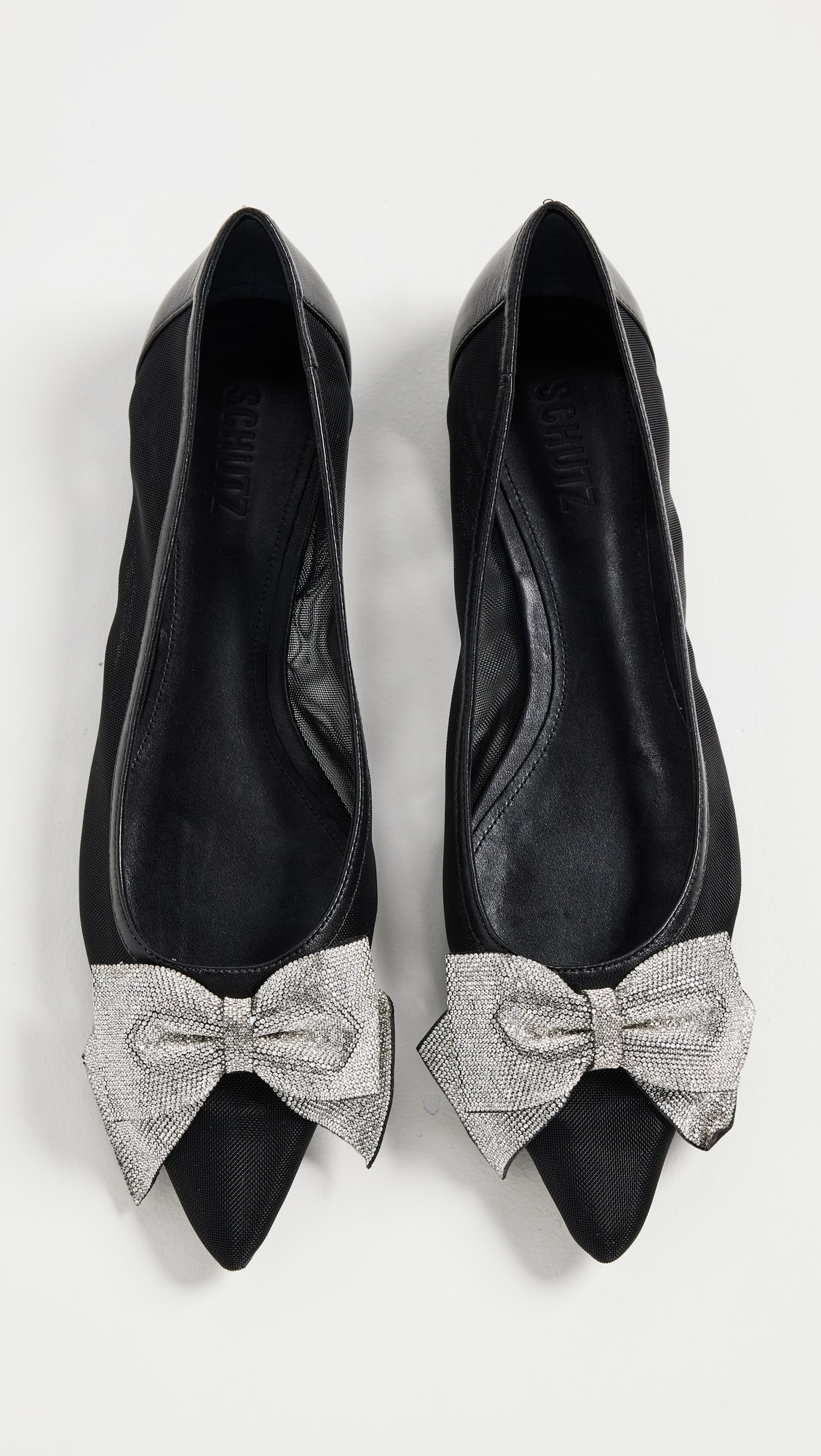 Lyla Mesh Bow Ballet Flats | Shopbop