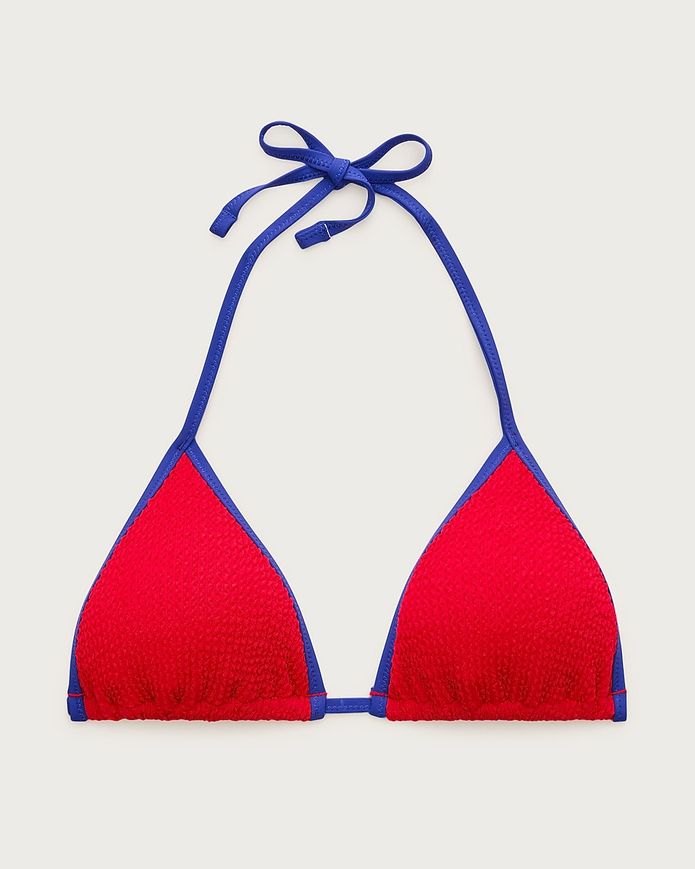 Scrunchie tipped string bikini top | J. Crew US