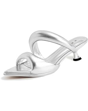 JW PEI Women's Sara Mule Heeled Sandals | Amazon (US)