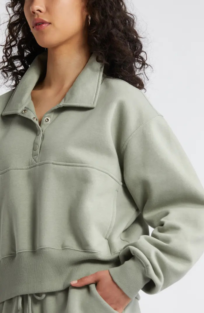 Polo Fleece Sweatshirt | Nordstrom