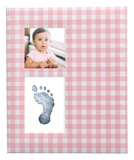 Kate & Milo Pink Gingham Baby Book & Print Set | Best Price and Reviews | Zulily | Zulily