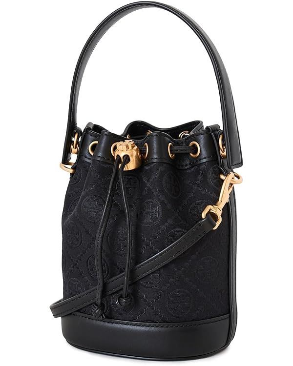 Tory Burch Women's Mini T Monogram Bucket Bag | Amazon (US)