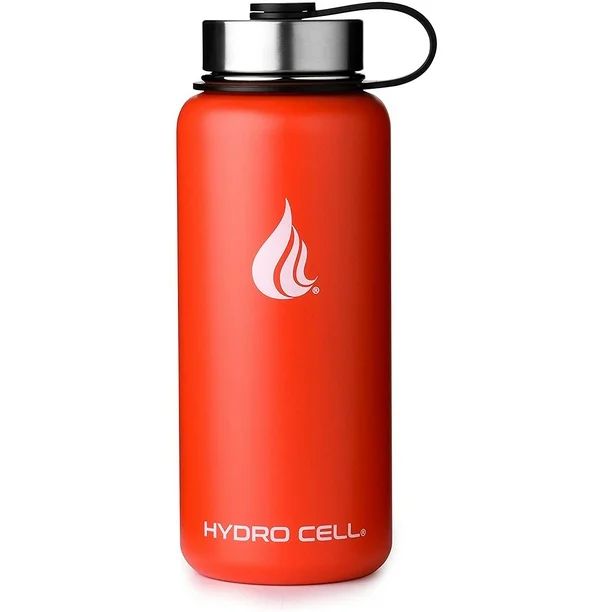 32oz Wide Mouth Hydro Cell Stainless Steel Water Bottle Red | Walmart (US)