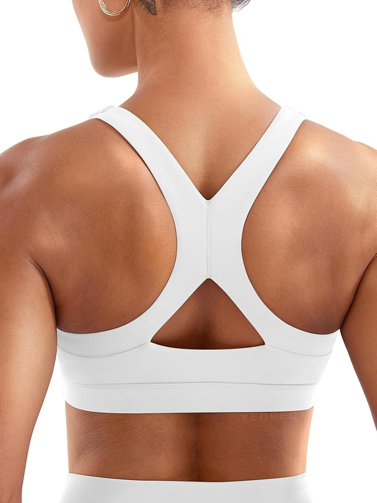 YEOREO Sports Bras for Women High Support Racerback Padded Running Bra Tracii Square Neck Wireles... | Amazon (US)
