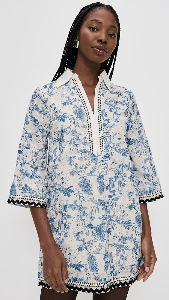 Floral Embroidery Mini Dress | Shopbop