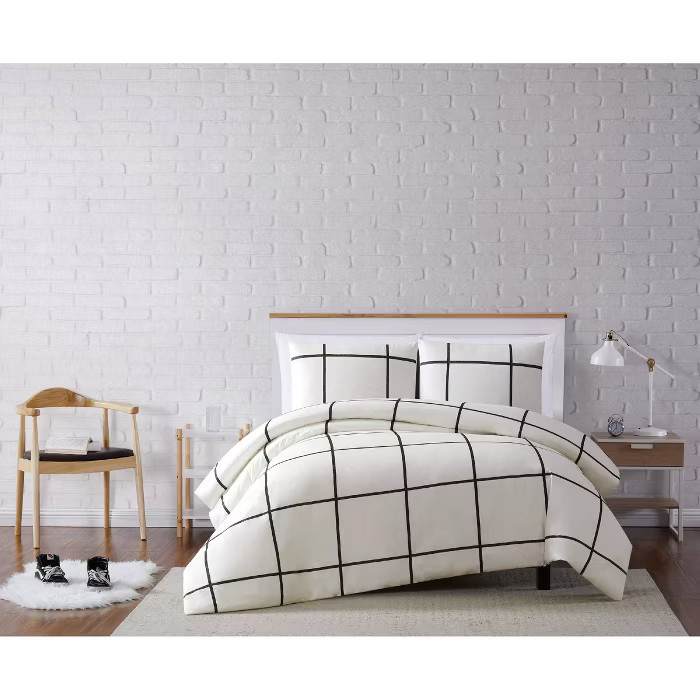 Truly Soft Everyday Kurt Windowpane Duvet Cover Set | Target