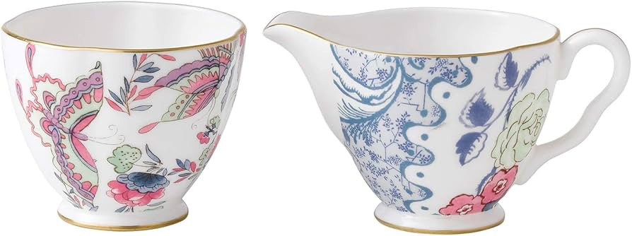Wedgwood Butterfly Bloom Sugar & Creamer Set | Amazon (US)