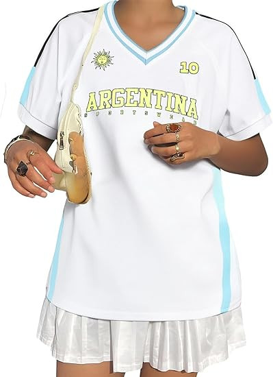 Soccer Cup 2026 Shirt Women Brazil Jersey Mexico Shirts USA Soccer Top Soccer Jersey Shirts Y2k V... | Amazon (US)
