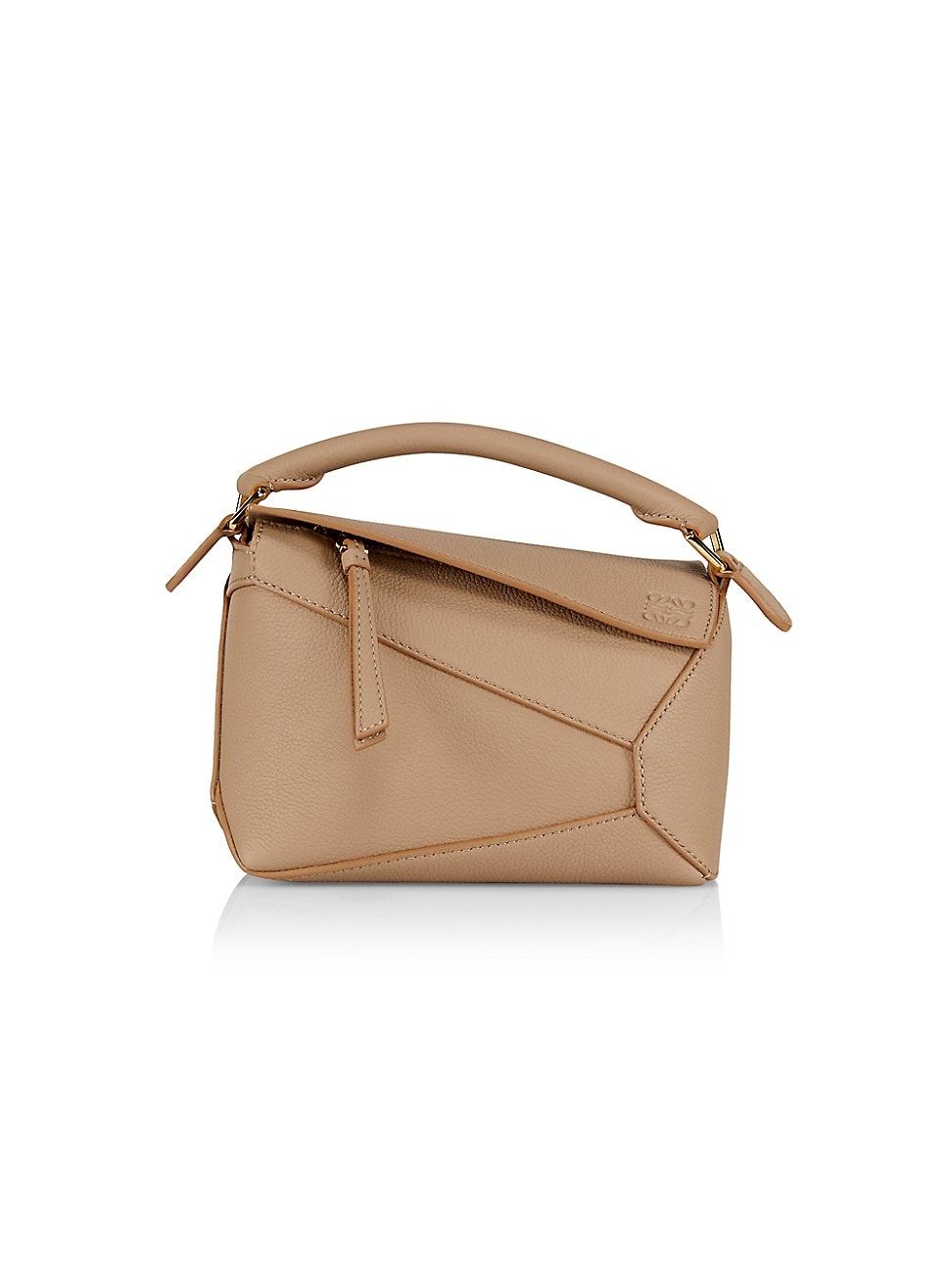 Women's Mini Puzzle Edge Leather Shoulder Bag - Sand | Saks Fifth Avenue