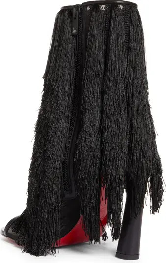 Christian Louboutin Zaza Twist Peep Toe Bootie | Nordstrom | Nordstrom