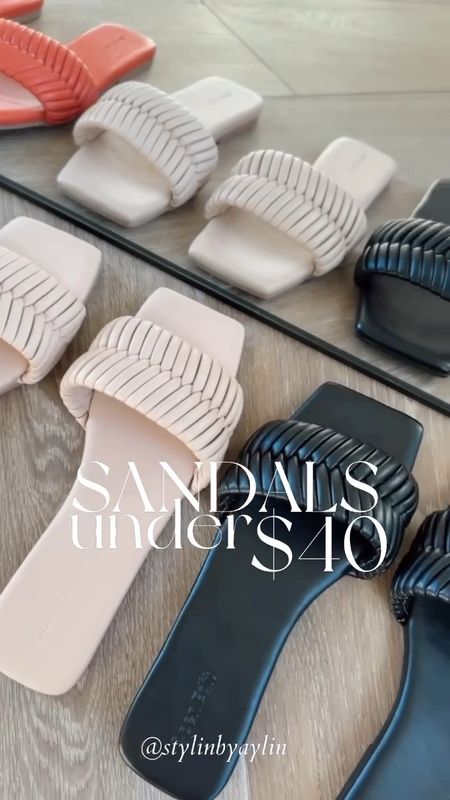Sandals under $40! If between sizes, I recommend sizing up. 

Some colors are on sale! 

#StylinbyAylin #Aylin 

#LTKStyleTip #LTKShoeCrush #LTKFindsUnder50