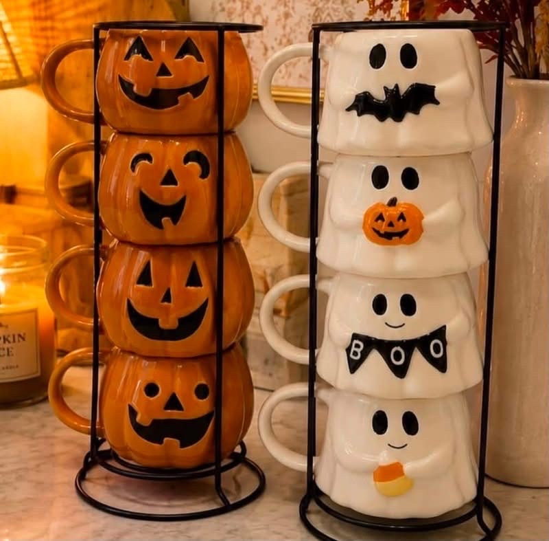 These cuties are FINALLY back in stock today, so I had to share! Walmart has really upped their holiday offerings the past couple of years, and these are the latest of their items that have gone viral and been almost instant sell outs this year! Love these adorable mug stacks, and they’re only around $12 🎃 👻

#LTKSaleAlert #LTKSeasonal #LTKHome