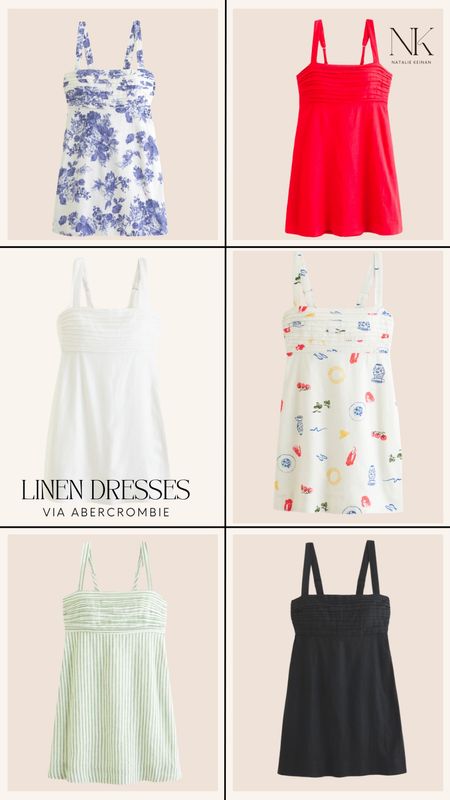 Linen dresses from Abercrombie!

#LTKstyletip #LTKSeasonal #LTKfindsunder100