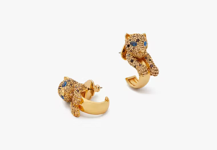 Fierce Leopard Hoops | Kate Spade (US)