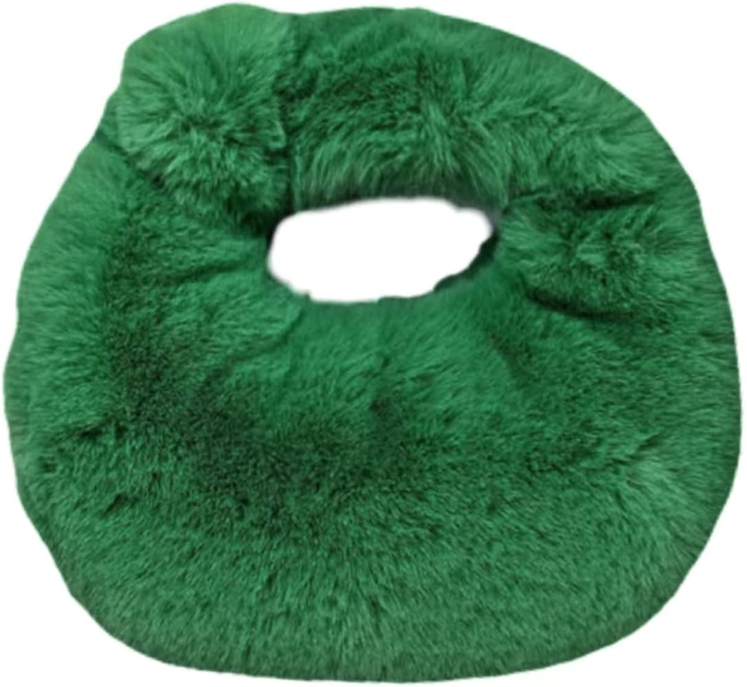 XPONNI Fuzzy Dumpling Bag, Cute Fluffy Bags Y2k, Cute Mini Handbags, Faux Fur Bag with Zipper, So... | Amazon (US)